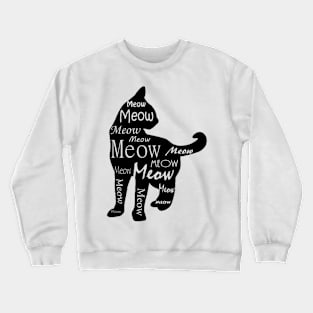 Cat Crewneck Sweatshirt